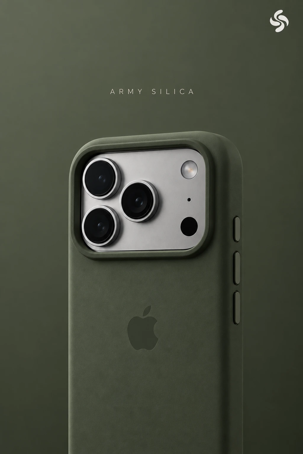 Army Silica phone case alternate view