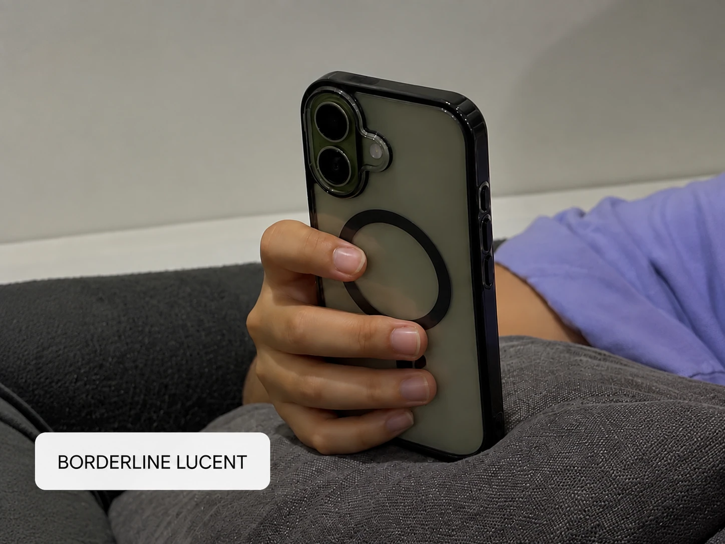 Borderline phone case lifestyle