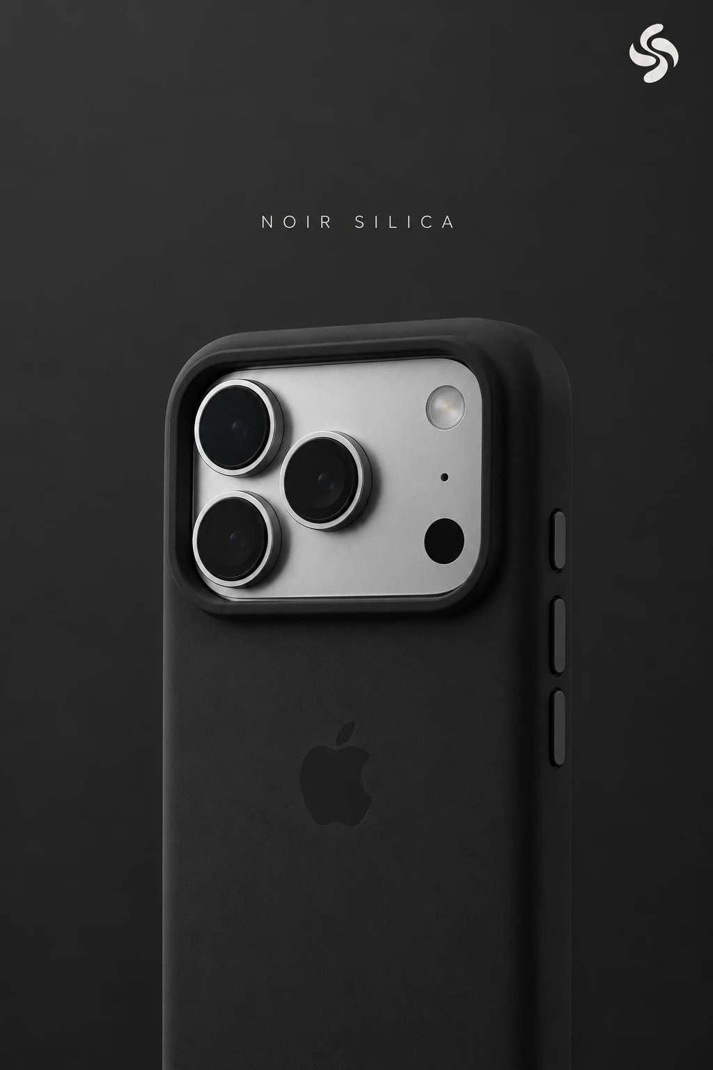 Noir Silica phone case alternate view